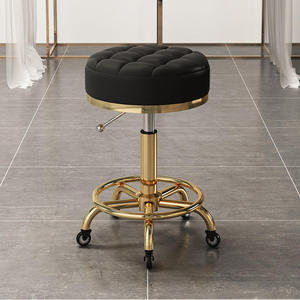 Beauty Professional Hair Salon Furniture Chair Head Spa <b>Bed</b> Led Mirror Trolley Reception Desk Waiting Sofa Salon Furniture Set - Product Image 5