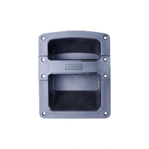 China foshan F Style Heavy Duty Plastic ABS Speaker Handles For Guitar Cabinet Bar Speaker Amplifier 230x186x72mm