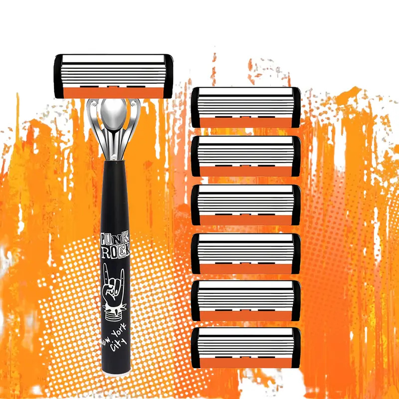 1 tool holder and 6 cutter heads