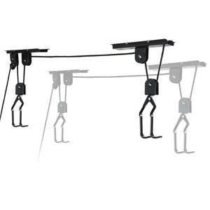 Support de levage de vélo en acier pratique <span class=keywords><strong>crochet</strong></span> de poulie de suspension de vélo de stockage de garage monté au <span class=keywords><strong>plafond</strong></span> <span class=keywords><strong>pour</strong></span> vélos de route - Product Image 2