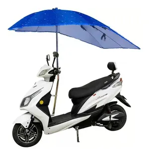 로터스 옥외 방풍 차양 쉬운 내구재와 강한 전기 자전거 선전용 스쿠터 오토바이 자전거 우산을 제거하십시오