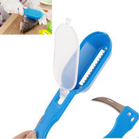 Prix bas!! Écailles de poisson domestiques outil de rabotage outils de cuisine écailles de poisson brosse couteau à poisson de cuisine