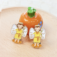 Épingles de revers personnalisées en or, design mignon, badges souples, épingles en émail avec logo