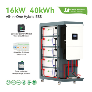 Système de stockage d'énergie JApower tout-en-un avec onduleur et batterie au lithium 16 kW 40 kWh avec onduleur Deye pour usage résidentiel - Product Image 1