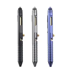 Multi-Funktionale Tactical Pen Self Defense Pen Getriebe Glas Breaker kugelschreiber Mit EDC Überleben Pfeife