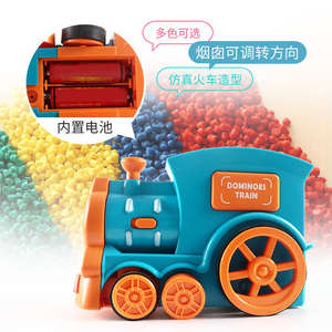 Jouets Jacko : Trains Électriques avec Lumières et Musique, Dominos Automatiques, Trains à Dominos pour Enfants 2023 - Product Image 5