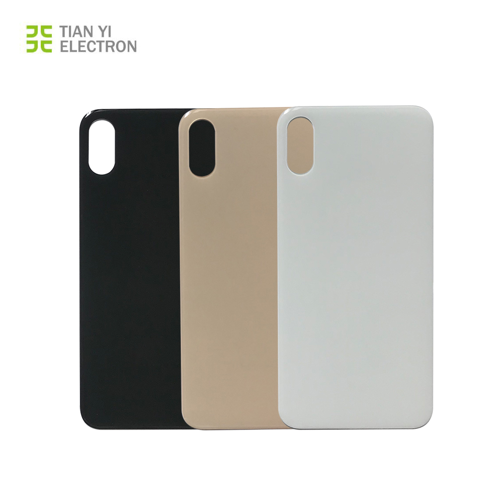 Высококачественный корпус для iphone x xs max, задняя крышка аккумулятора, стекло, запасные части для задней крышки аккумулятора iphone