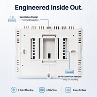 Termostato Programable OEM STN705 con Modos WAKE, LEAVE, RETURN, SLEEP, Programación Separada de Calefacción y Refrigeración de 7 Días, Precisión de 1F para Sistemas HVAC Domésticos