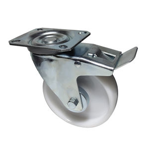 <span class=keywords><strong>Roulette</strong></span> pivotante de Style européen 4 5 6 8 pouces, <span class=keywords><strong>roulette</strong></span> en Nylon robuste avec frein pour chariot - Product Image 1