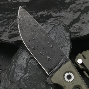 มีดต่อสู้แบบปรับแต่งได้เอง ทำจากเหล็กกล้าไร้สนิม ใบมีดแบบตายตัว พร้อมปลอกมีดอุตสาหกรรม ด้ามจับพลาสติก ความหนา 3.0 มม. รับประกัน 1 ปี - Product Image 2