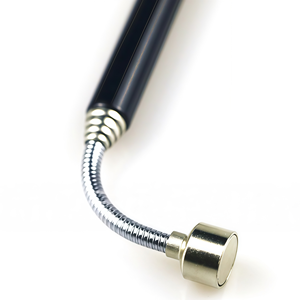 Outil de ramassage magnétique télescopique flexible, bâton magnétique extensible avec tête pliable, logo personnalisé, clip de poche portable - Product Image 5