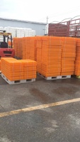 Panier de transport en plastique pour volaille Boîte de chiffre d'affaires Poulailler Poulailler 10000 Poulets de couche Cage de poulet de ferme à vendre