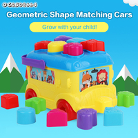 Jeu de blocs en plastique en forme d'animaux, jeu d'association, coordination œil-main, éducation cognitive des couleurs, jouets pour bébés de 6 à 12 mois