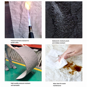 Không gian mở ánh sáng kết thúc thoáng mát cảm thấy PU đá tường bảng điều khiển cho căn hộ nhỏ hành lang mở-khái niệm trang trí nội thất bố trí - Product Image 5