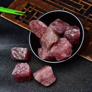 Adornos de gránulos pequeños de piedra cruda de cuarzo <span class=keywords><strong>fresa</strong></span> natural, Piedra difusora de aromaterapia de paisaje. - Product Image 3