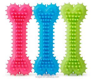 Giocattoli da Masticare per Animali Domestici in TPR a Forma di Osso per la Cura Dentale e la Pulizia dei Denti, Giocattoli Resistenti per Cani - Product Image 4