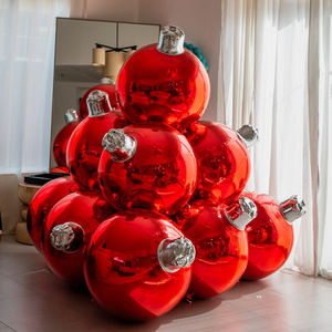 Boule <span class=keywords><strong>miroir</strong></span> gonflable suspendue colorée de haute qualité en PVC de 40 cm ou sur mesure pour les fêtes en plein air, les mariages, les vacances, Noël - Product Image 2