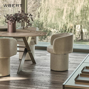 Wbert ที่วางแขนแบบผ้าเดี่ยวพนักพิงเท้ากลมสำหรับเฟอร์นิเจอร์บ้านเก้าอี้ร้านอาหารแบบนอร์ดิกที่มีคุณภาพสูง - Product Image 6