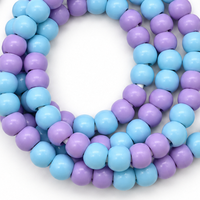 Câble de charge USB Type C 4 en 1 bleu et violet avec perles, multi-charge, transfert de données, accessoire de mode
