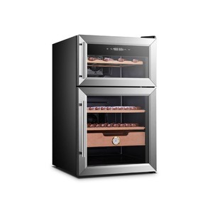 Humidor para Cigarros Aodaxin de 142L, Doble Zona, Control Electrónico de Temperatura, Gabinete de Almacenamiento Doméstico - Product Image 1