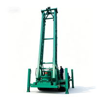 Foreuse rotative électrique pour puits d'eau de 300 m, foreuse géologique mobile et portable hydraulique pour forages de 300-1000 mm
