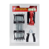 Extenseur de poitrine en acier de haute qualité avec poignée en PVC et PP Pull & Jump Rope Fitness Combo Set Exercise Hand Grips