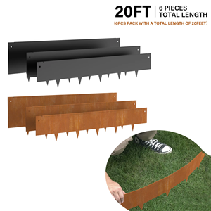 ขอบสนามหญ้าโลหะสีธรรมชาติ ขอบสนามหญ้าเหล็กคอร์เทน - Product Image 2