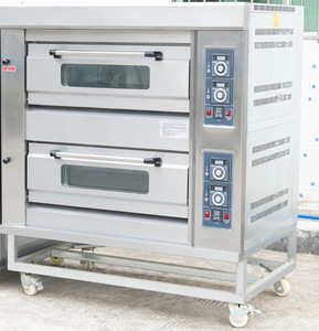 BAKEPRO comercial de gran capacidad 2 capas 4 bandejas pan pastel Gas Natural personalizado gas horno pan horno gas glp - Product Image 4