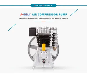 Aluminum material Italy type piston air compressor pump(head)