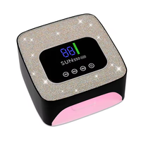 SUN S50 Séchoir à Ongles UV LED Rechargeable, Lampe Professionnelle à 57 LED pour le Durcissement de Tous les Gels et Vernis à Ongles, Outil de Polymérisation