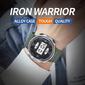 5atm Waterproof Custom Logo <strong>Teenager</strong> Wrist Sport <strong>Watches</strong> Calendars Date Week <strong>Watch</strong> for Men Alloy Shell Men Digital <strong>Watch</strong> - Product Image 6