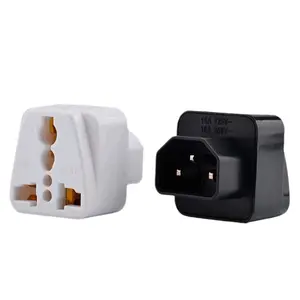 Conector PDU UPS C13 para soquete poroso IEC320-C14 schuko plug adaptador iec c14 para schuko adaptador de tomada fêmea