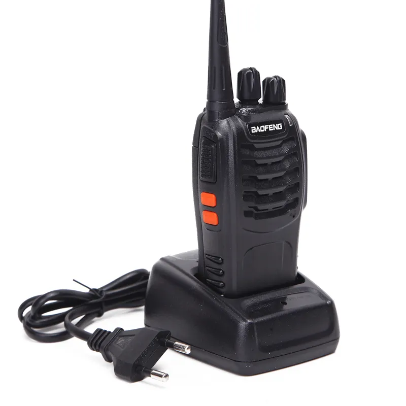 Talkie-walkie crypté Ht Baofeng BF-888s, original, longue portée, Radio bidirectionnelle 400-470MHz, portable UHF, BF 888s