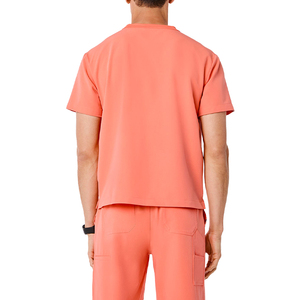 Divisa Ergonomica YUHONG per Medici, Design Multi-Tasca, Vestibilità Confortevole, Tessuto Intrecciato per Professionisti Medici Maschili - Product Image 2