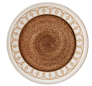 Vintage Brown Reactive Glaze Ceramic Dinnerware Set Plate Bowl Mug Set Geometric Border Kitchen Hotel Wedding Gift Wholesale - Product Image 5