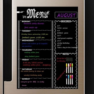 Planificateur hebdomadaire magnétique personnalisé Tableau effaçable à sec pour réfrigérateur Tableau de menu hebdomadaire pour le dîner Tableau de menu magnétique pour la cuisine Planificateur de menu magnétique - Product Image 6