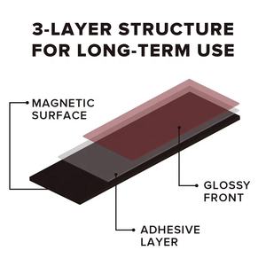 מטר אחד גומי מגנט 1000*10mm עצמי דבק גמיש מגנטי רצועת גומי מגנט קלטת - Product Image 4