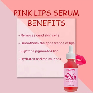Serum Bibir Alami Vegan OEM Arbutin Squalane Mencerahkan Bibir Gelap, Mengatasi Bekas Luka, Memperbaiki Garis Halus, Menghilangkan Bibir Hitam, Serum Bibir Pink - Product Image 4