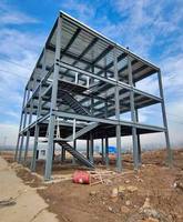 Hangar à structure métallique à 3 étages, entrepôt Peb, structure métallique pour atelier