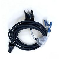 Cable de Conexión YZC (socket) - SC Monomodo de 4 Núcleos con Conector LC, Cable de Campo con TPU Trenzado Reforzado de 6.0mm, 5 Metros