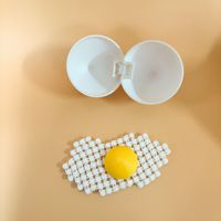 Nouvel Ornement Décoratif de Pâques Anti-stress en Forme d'Œuf Réaliste, Style Nordique Instagram, Imprimé en 3D en PLA, pour l'Exportation