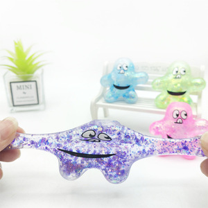 ลูกบอลบีบคลายเครียด TPR มอลโทส สีสันสดใส รูปคนจิ๋ว นุ่ม บีบแล้วคืนตัวช้า ของเล่นยอดนิยมสำหรับเด็กชายและเด็กหญิง - Product Image 2
