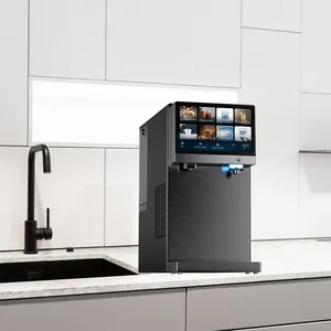 Nieuw Ontwerp 7 Inch Touch Control Scherm Complex Water Dispenser Instant Warm En Koud Soda Mousserende Water Ro-Systeem