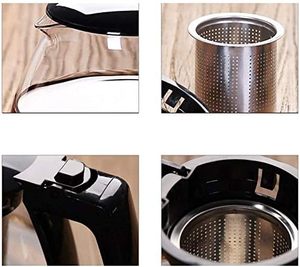 China Factory OEM Customizable Glass Teapot with Strainer Glass <b>Tea</b> Pot with <b>Tea</b> <b>Infuser</b> - Product Image 2