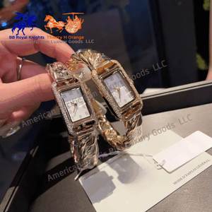 Montre pour femme H Brand 2025, nouvelle montre à quartz sertie de diamants, montre de luxe haut de gamme, bracelet en or, cadeau pour la Saint-Valentin, tendance - Product Image 5