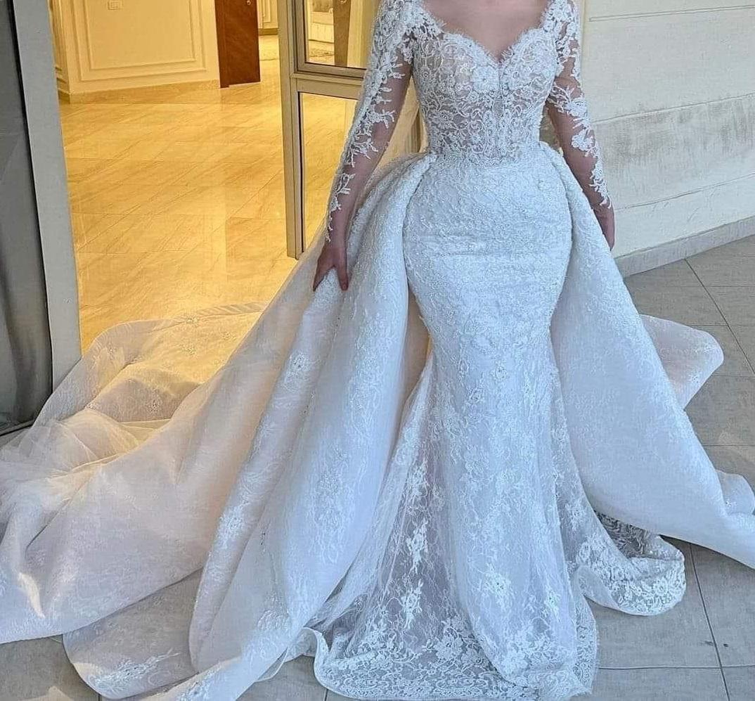 Elegant Styles for Business Buyers: Premium lace wrap gown Collection