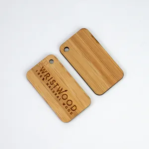 customized wood crafts cheap wooden luggage name tag bamboo wood hang tag