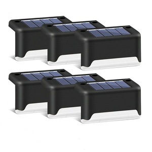 XINSITE Solar LED Stair Lights Waterproof <b>Outdoor</b> <b>Step</b> Lamps <b>for</b> Balcony Courtyard Garden - Product Image 4