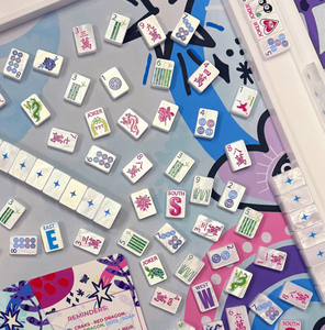 Aspen Glow Bespoke Mahjong Tiles <strong>Lucky</strong> <strong>Charms</strong> Modern Luxury Double Sided Carved Acrylic for Friends Gathering Retail Wholesale - Product Image 4