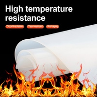 Rouleau de feuille de caoutchouc de silicone naturel de bonne élasticité souple mince feuille de silicone transparente ultra solide